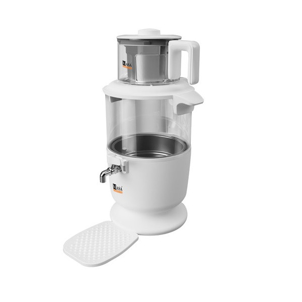 چای ساز روهمی ناسا پیرکس مدل NS-523 مشکی قرمز ناسا