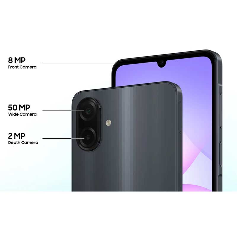 گوشی موبایل Samsung مدل Galaxy A07 (RAM 4) ظرفیت 128GB - مشکی    SAMSUNG - تصویر 2