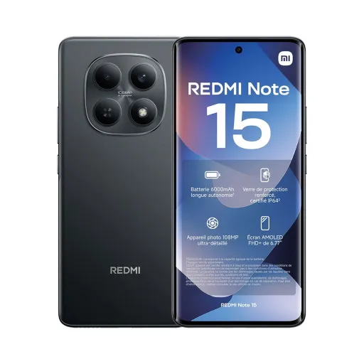 گوشی موبایل Xiaomi مدل (Redmi Note 15 (RAM 8 ظرفیت 256GB - مشکی