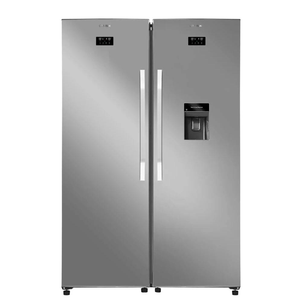 یخچال سوزوکی دوقلو مدل ROA373ESIR/ICE نوفراست طرح استیل سوزوکی