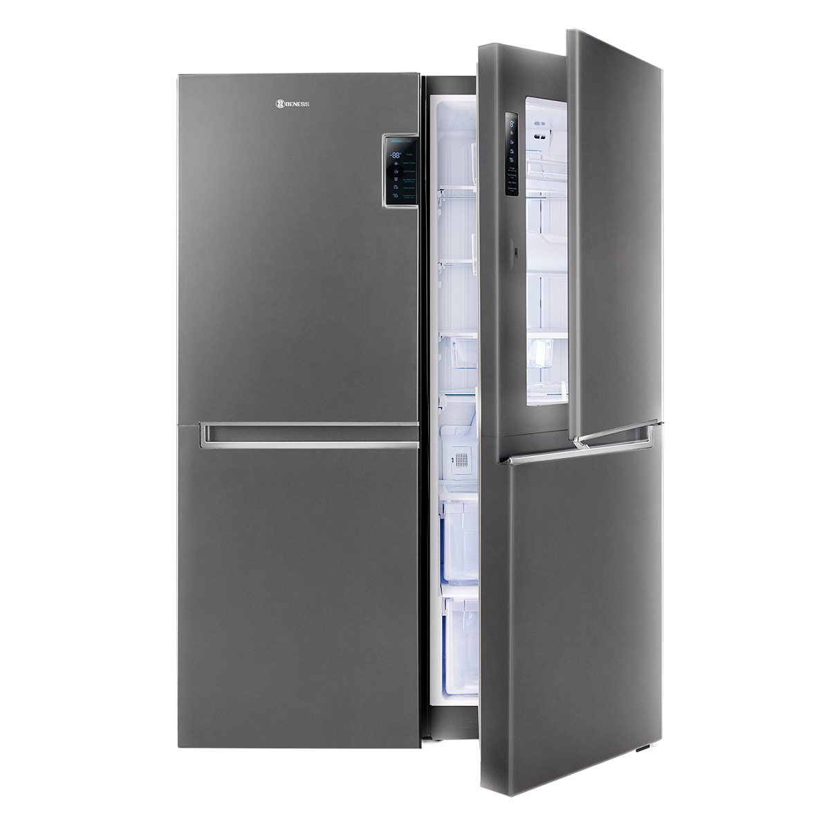 یخچال بنس دوقلو مدل POLARIS سیلور - تصویر 5