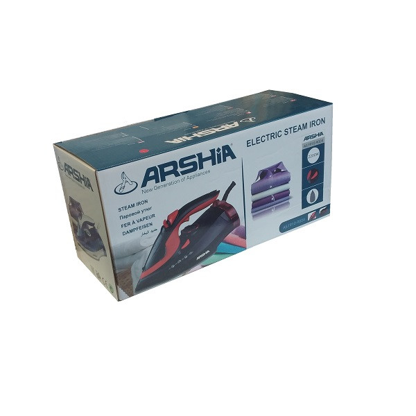 اتو بخار ارشیا مدل SI-7161A مشکی ارشیا - تصویر 2