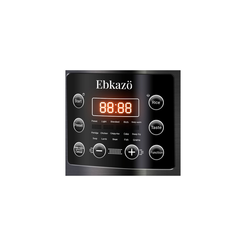 زودپز برقی ابکازو 6لیتری مدل PC-1146 مشکی ابکازو - تصویر 2