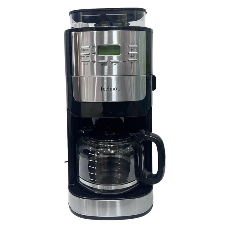 قهوه ساز تکنو مدل TE-825 استیل مشکی تکنو - تصویر 3