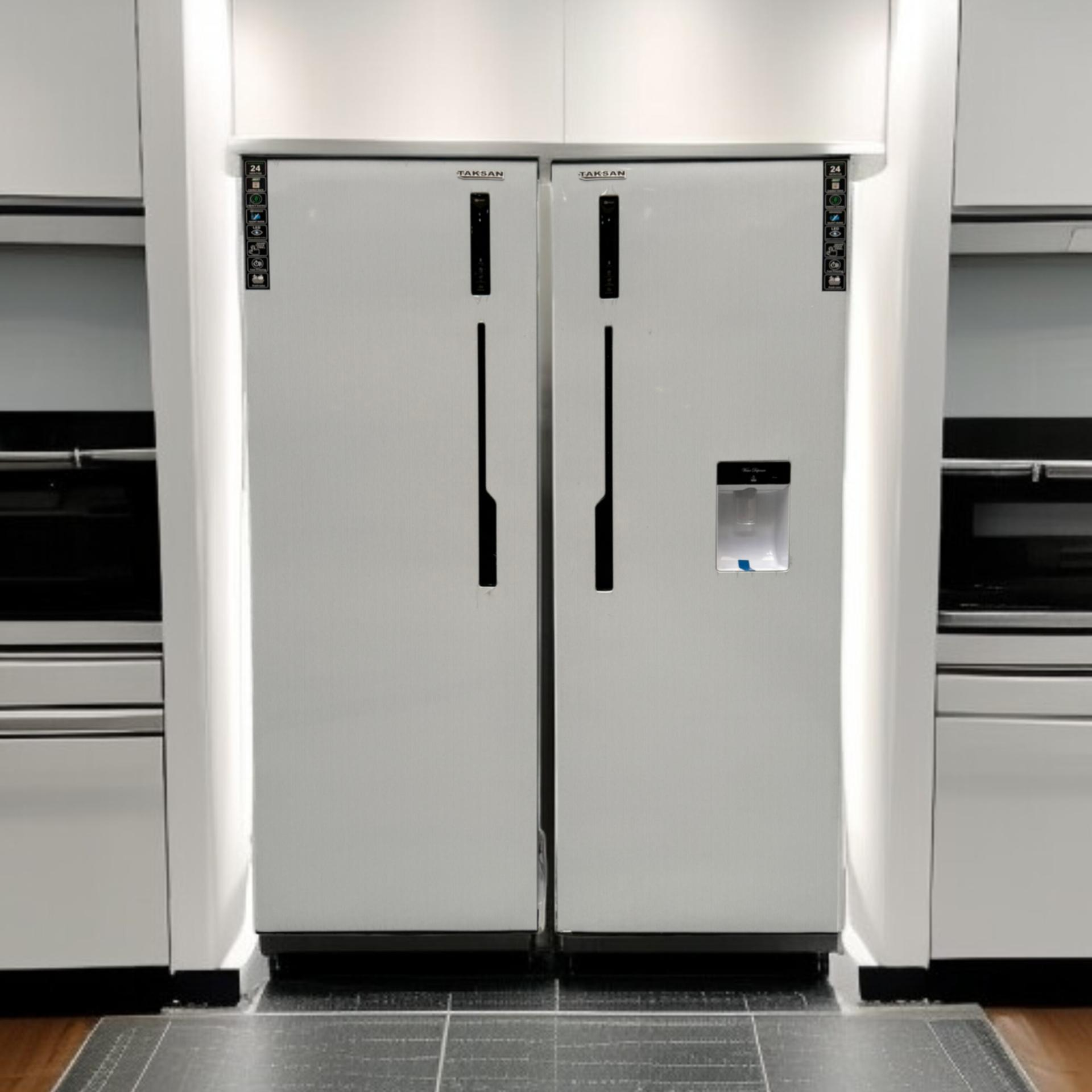 یخچال نیکسان دوقلو مدل NR-6020-DN با آبسردکن طرح استیل نیکسان - تصویر 2