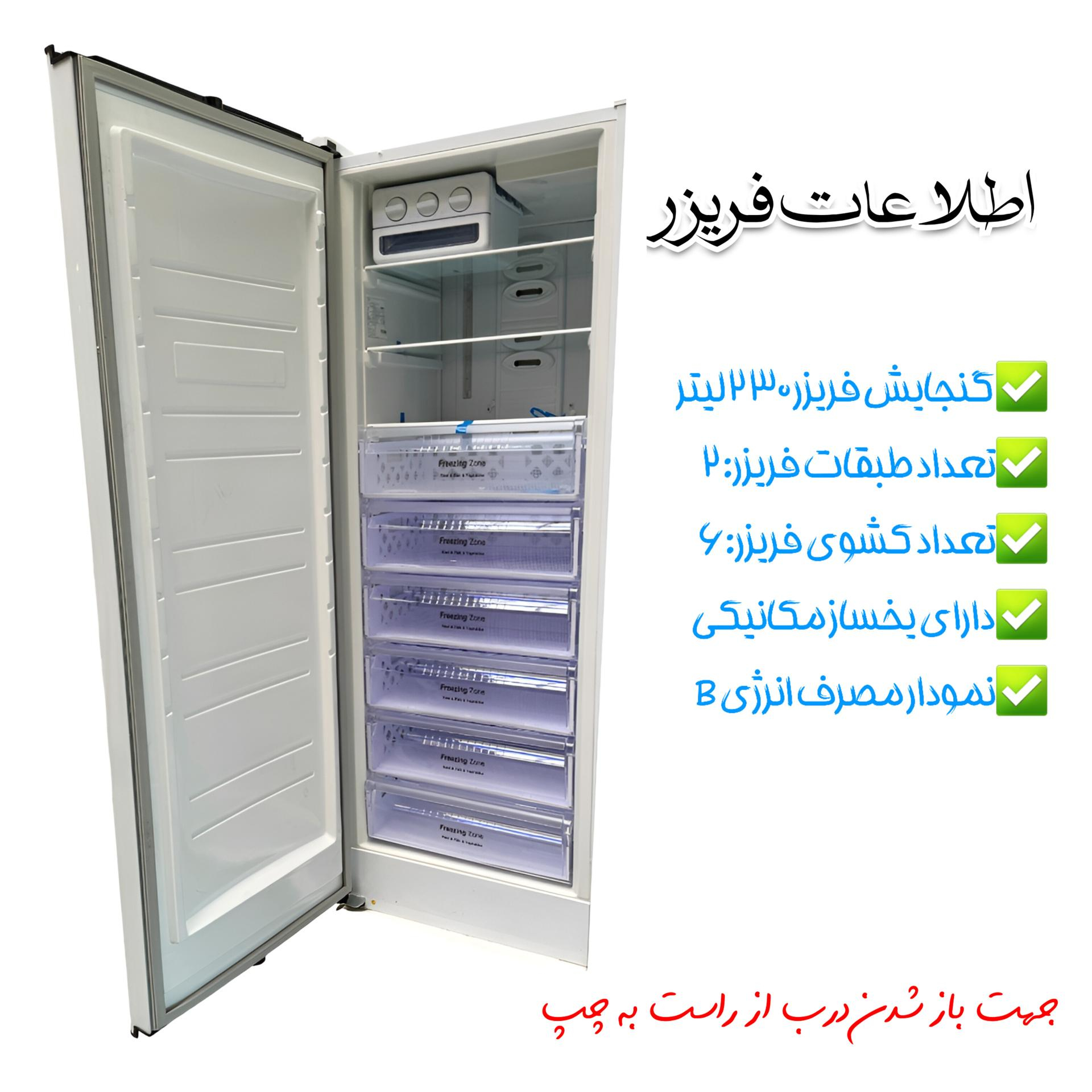 یخچال نیکسان دوقلو مدل NR-6020-DN با آبسردکن طرح استیل نیکسان - تصویر 4