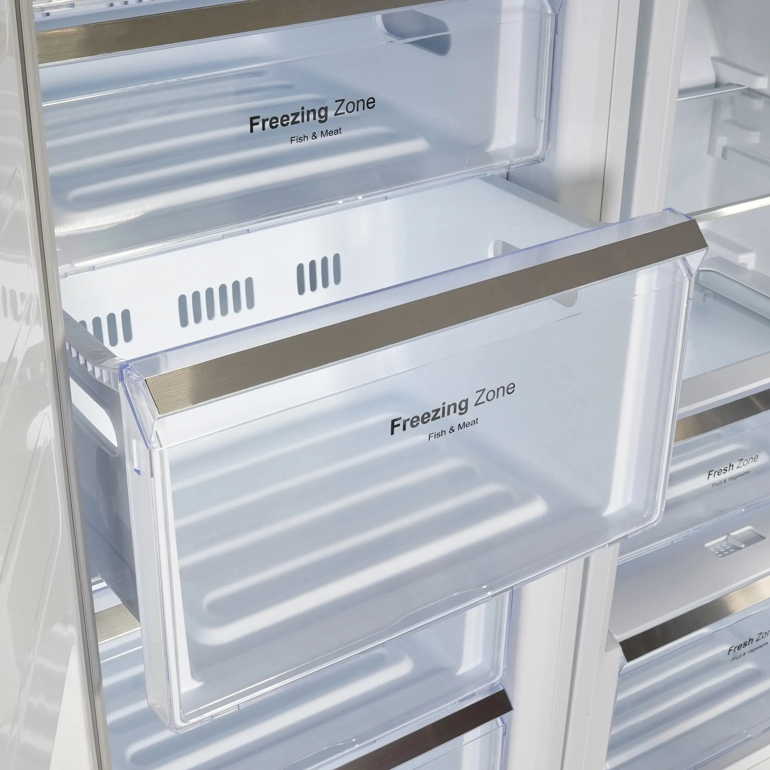 فریزر نیکسان دوقلو NF-6020-DN-ICE با یخساز اتوماتیک سفید چرمی نیکسان - تصویر 5