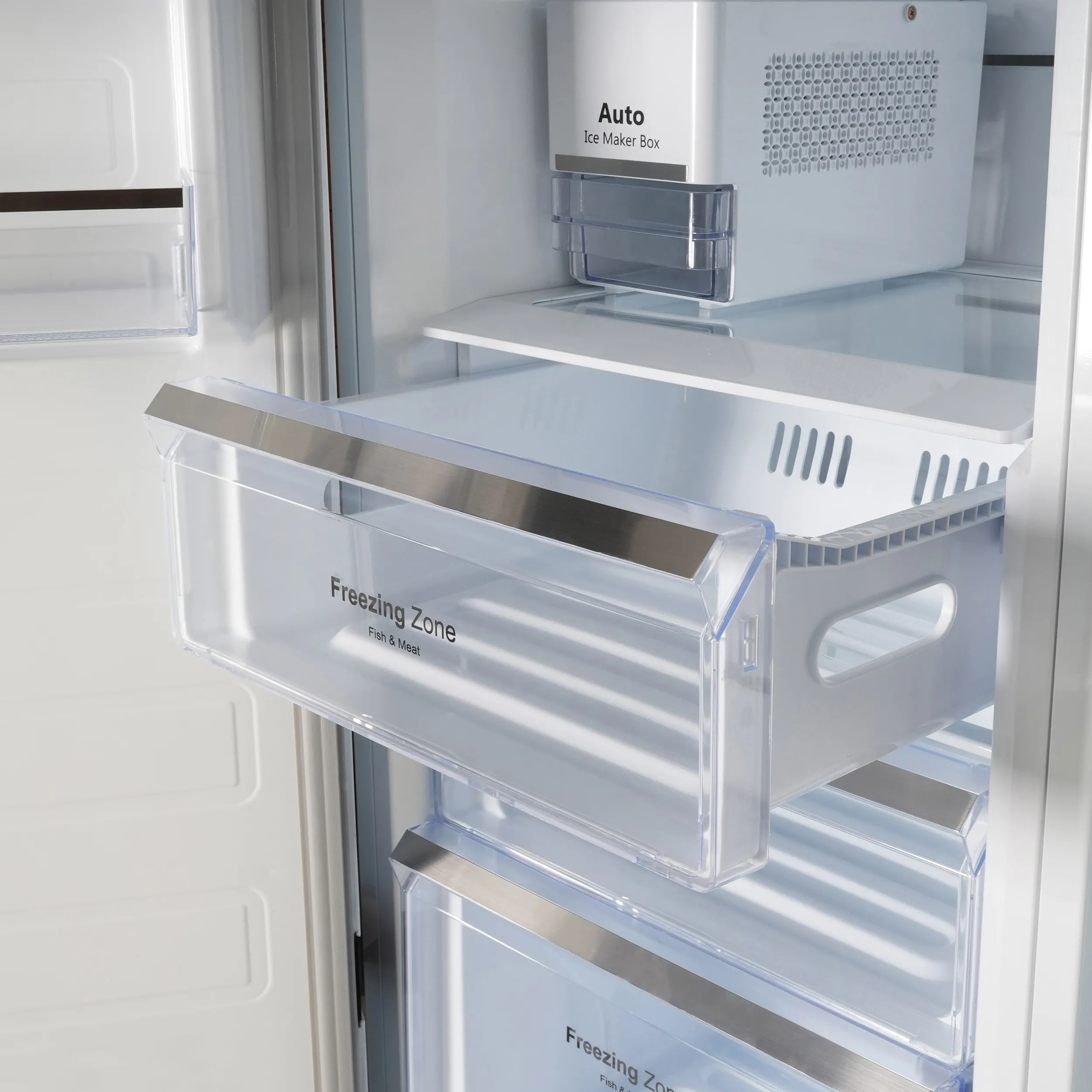 فریزر نیکسان دوقلو NF-6020-DN-ICE با یخساز اتوماتیک سفید چرمی نیکسان - تصویر 6