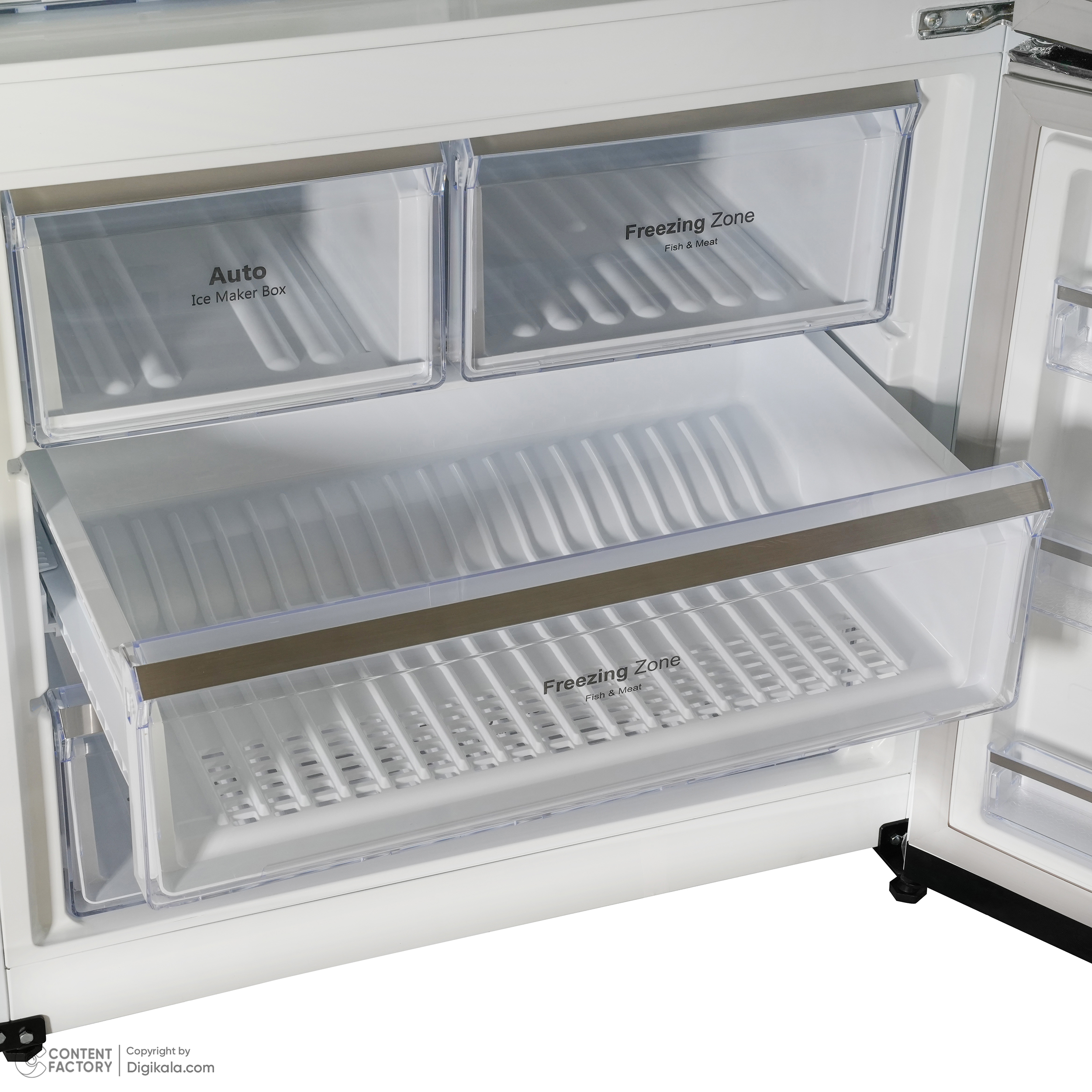 یخچال فریزر التتو فریزر بالا مدل NT8460DN/I-SB طرح استیل التتو - تصویر 16