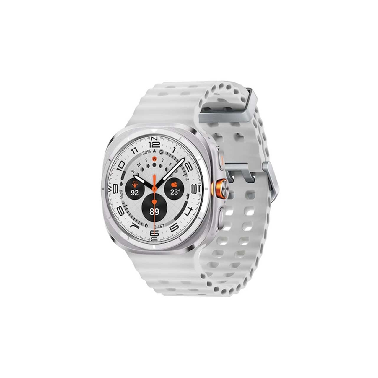 ساعت هوشمند سامسونگ Galaxy Watch Ultra 47mm مدل SM-L705 - سفید تیتانیوم - اصلی (گارانتی 18 ماهه شرکتی)