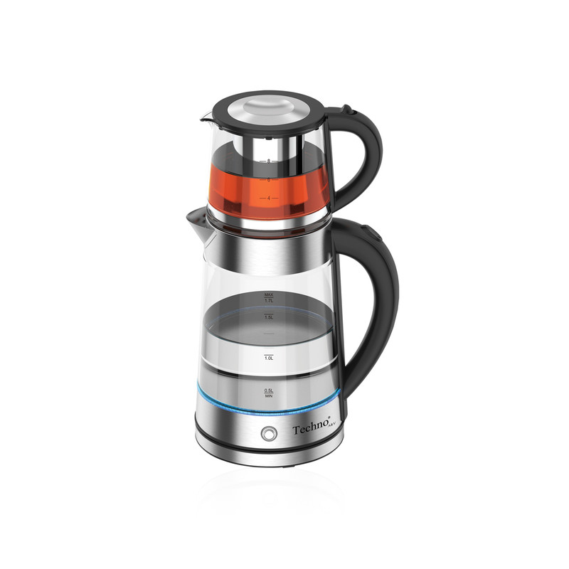 چای ساز تکنو 3.2LIT مدل TE-988 مشکی - تصویر 4
