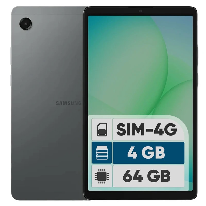 تبلت سامسونگ مدل Galaxy Tab A11 تک‌سیم کارت 4G ظرفیت 64 گیگابایت رم 4 گیگ- رنگ خاکستری