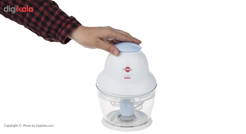 خردکن پارس خزر تک کاره مدل CP-802P سفید آبی - تصویر 4