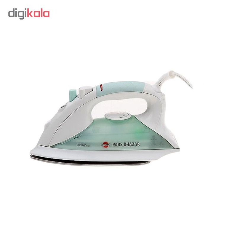 اتو بخار پارس خزر کف دیاموند مدل SI-DS-501 آبی - تصویر 2
