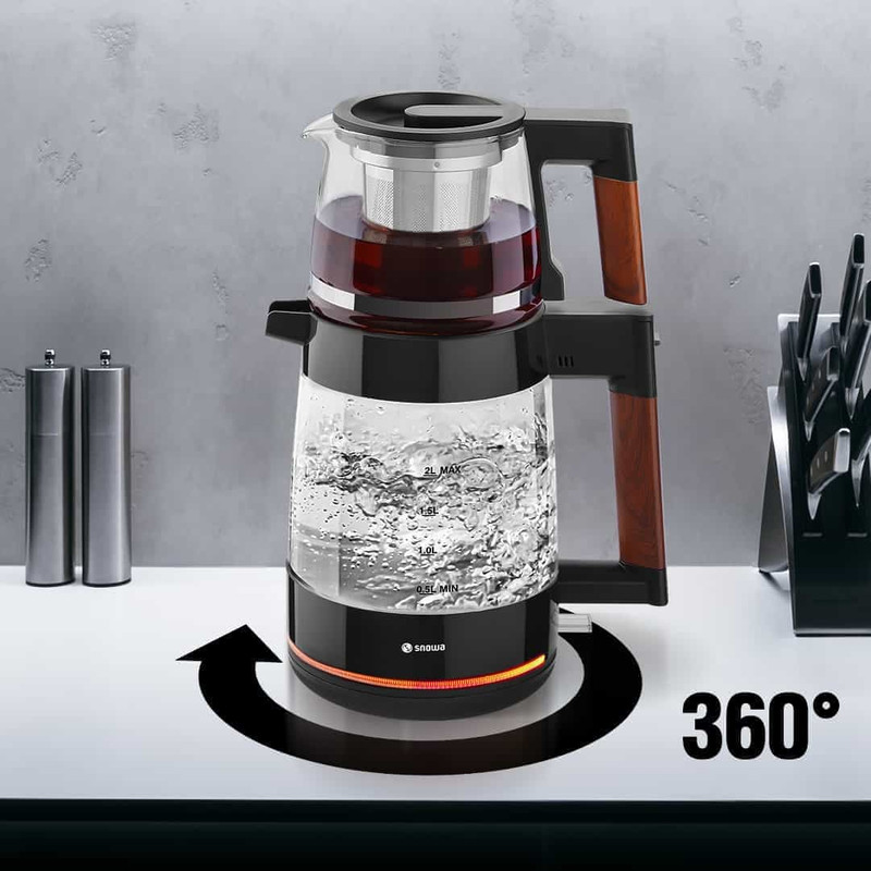 چای ساز اسنوا مدل STM-G1800BK مشکی اسنوا - تصویر 5